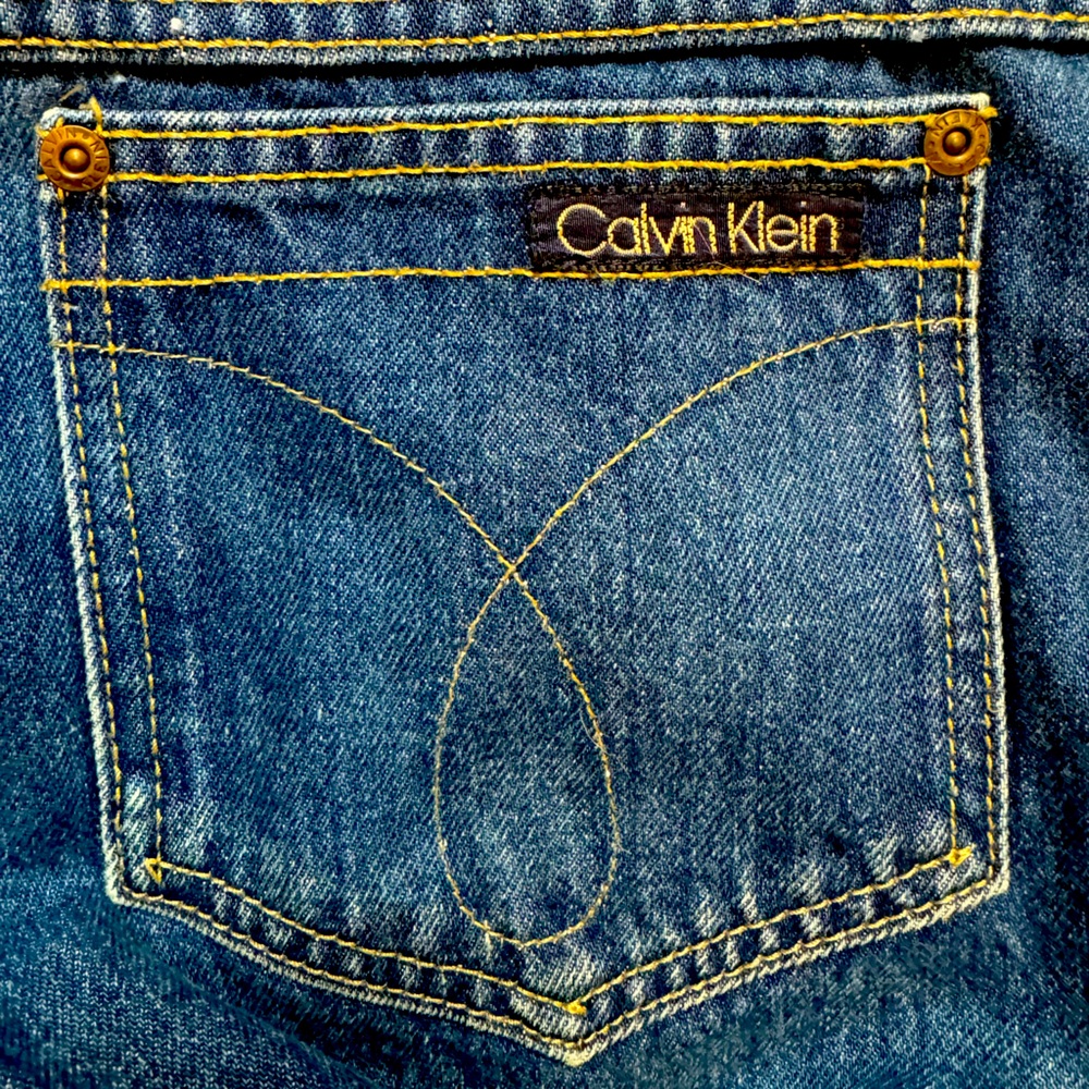 Vintage 1980’s High Waist straight leg Calvin Klein Jeans size 29